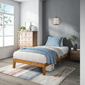 Zinus Alexia Wood Platform Bed Frame, Solid Wood Foundation, No Box Spring by ZinusInc
