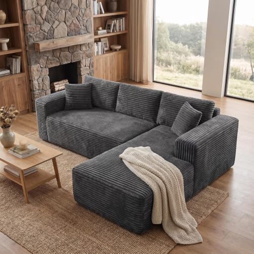 Boneless Couch Modular Sectional Sofa Cloud Couch by Cloud-LikeComfortYouCanFee