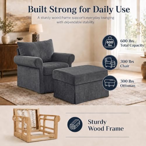 35.82" Oversized Accent Chair - Image 3