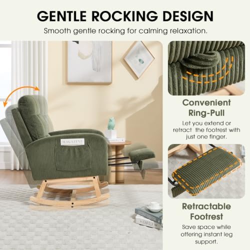 Nursery Glider, Rocking Chair Nursery - Image 4