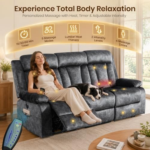 GUEAPY Power Reclining Sofa - Image 3
