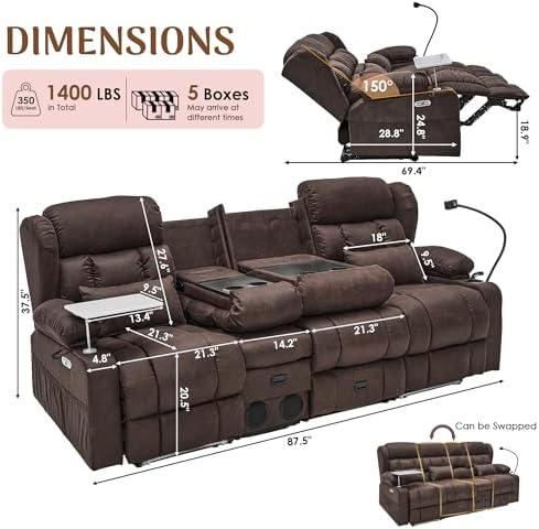 Redlife 3-Seater Power Recliner Sofa - Image 2