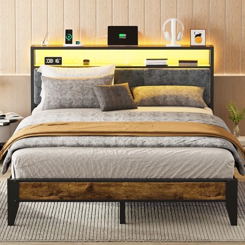 OLEVS Queen Size Bed Frame by OLEVSHOME