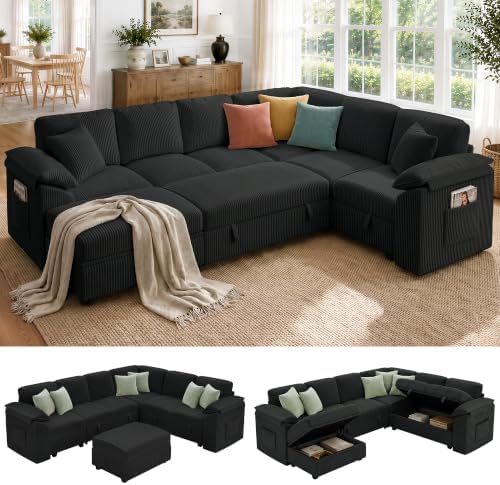 Xbrigh 108" Modular Sectional Sleeper Sofa by Xbrigh