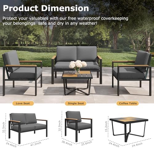 4-Piece Patio Furniture Set - Image 5