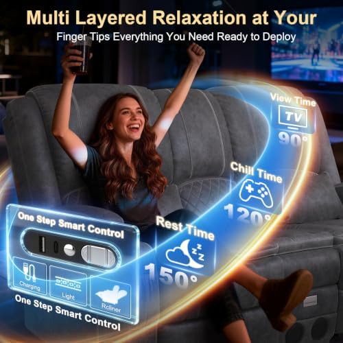 RV Loveseat Recliner Wall Hugger - Image 5