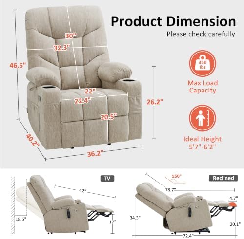 MCombo Power Lift Recliner Chair - Image 3