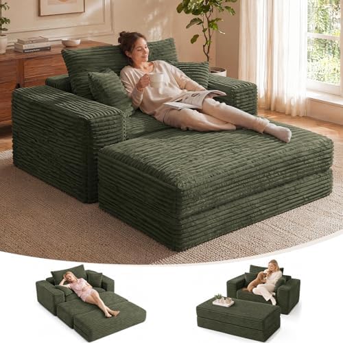 Oversized Chaise Lounge Chair by Gericco
