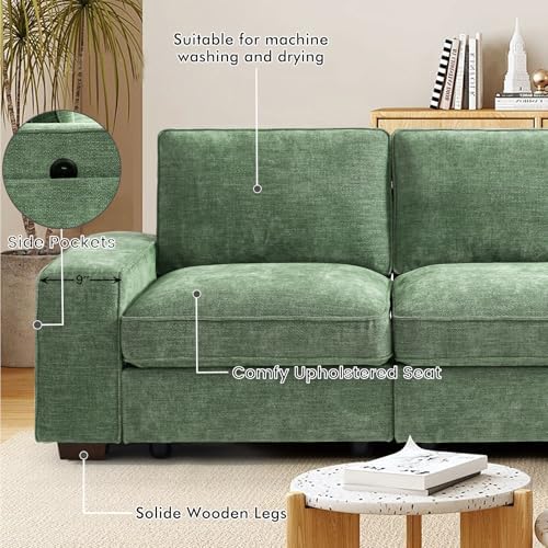TEKAMON 128" Modular Sofa Couch - Image 6