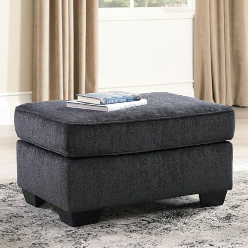 Signature Design by Ashley Rectangular Chenille Living Room Ottoman - Image 2