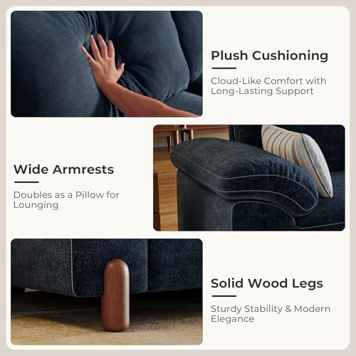 SITJOY Cloud Couch Sectional, 3 Seater - Image 5