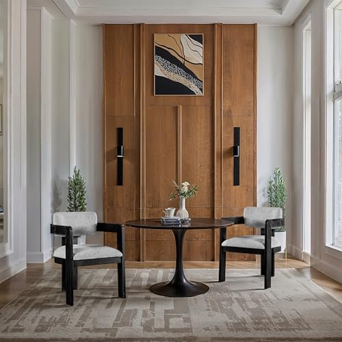Meridian Furniture Sacha Linen Blend Dining Chair - Image 2