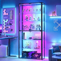 Lvifur 6-Tier Glass Display Cabinet by LVifurSmartFurniture