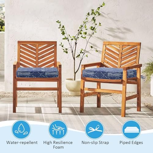 19 x 19 Inch Outdoor Chair Cushions - Image 3