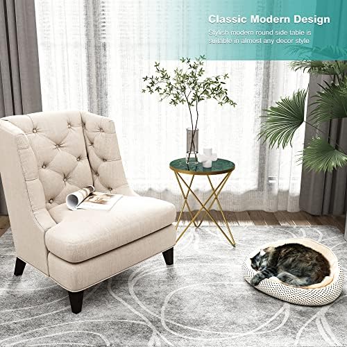 HLR Modern Round Side Table, End Table - Image 5