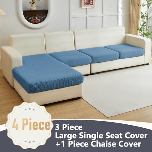 Yoovat Couch Cushion Covers for Sofa Couch Covers Wear-Resistant Universal Sofa - Image 2