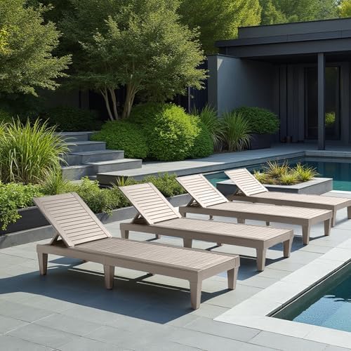 Nestl Lounge Chair Outdoor, Tanning Chair, Chaise Lounge Outdoor Set of 6 - Image 6