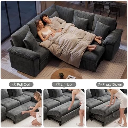 Ihanherry 86" Modular Sectional Sofa - Image 4