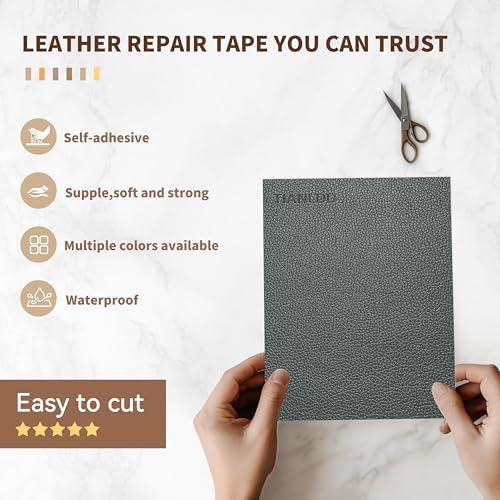 TIANLDD Leather Repair Tape, 16 x 80 Inches Self Adhesive Leather Repair - Image 3