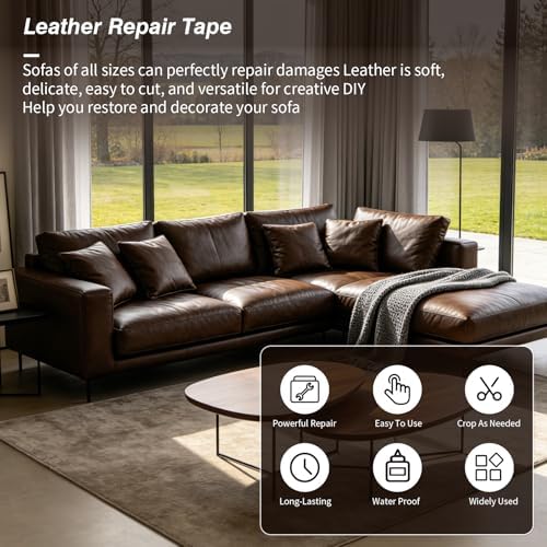 BSZHTECH Self Adhesive Leather Repair Patch Tape - Image 2