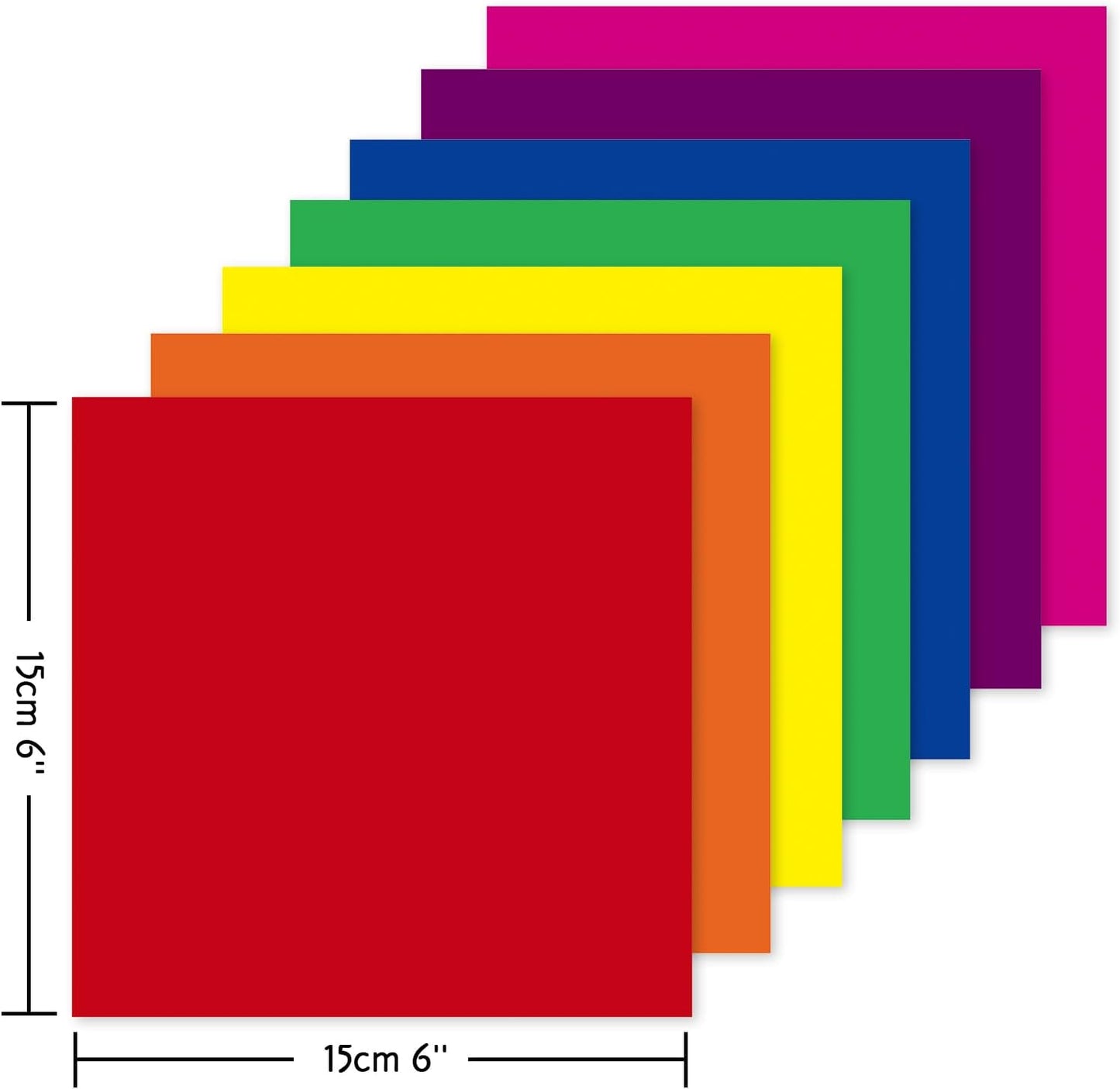 Origami 6x6 Paper Kit 150 Sheets 150 Vivid Colors Double Sided Same Printed Traditional Patterns Square for Arts Crafts Projects Japan Traditional Chiyo.Starry Sky