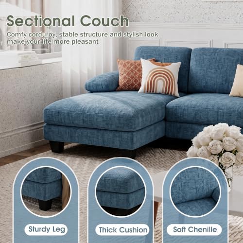 Furniwell U-Shaped Convertible Sectional Sofa Couch - Image 3