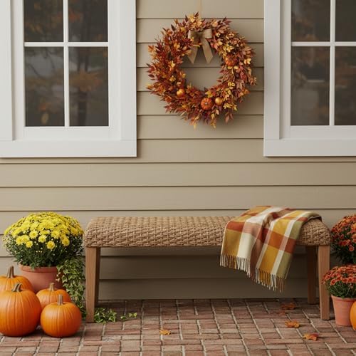 Outdoor Rattan Backless Bench - Image 4