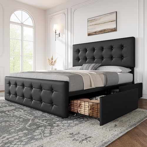 IDEALHOUSE Queen Size Bed Frame by IDEALHOUSE