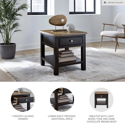 Signature Design by Ashley Drazmine Casual End Table - Image 4