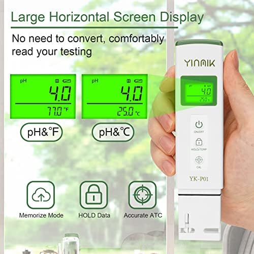 YKMINK YK-P01 pH Tester, Digital pH Meter - Image 3
