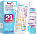21in1 Water Test Kit, 143 Strips Drinking Water Test Kit, 2 Bacteria Tests by PooTe