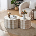JUSTONE Set of 2 Round Coffee Tables by JUSTONE
