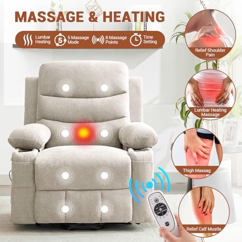 Garvee Oversized Power Lift Recliner Chair - Image 3