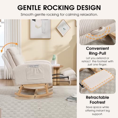 Nursery Glider, Rocking Chair Nursery - Image 4