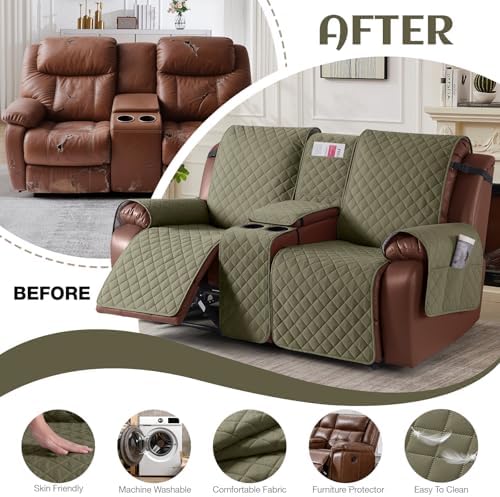 KinCam 100% Waterproof Loveseat Recliner Cover - Image 6