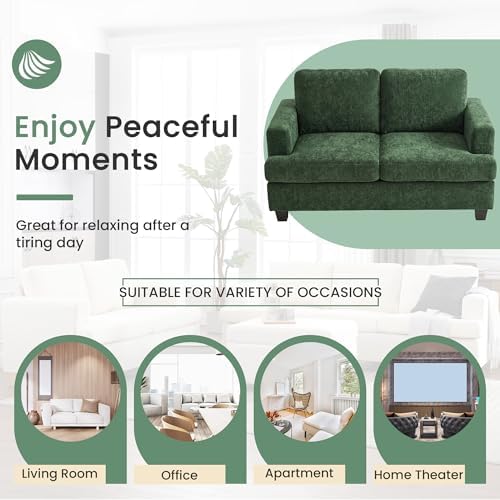 YOUDENOVA 2 Piece Set Comfy Sofa Couch, Loveseat Sofa * 2 - Image 7
