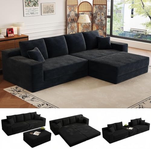 106" Modular Sectional Sofa by Unknown