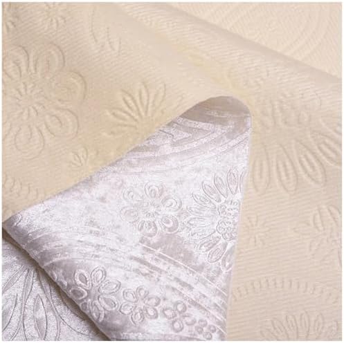 Velvet Upholstery Fabric, 57in Embossed Velvet 3D Fabric, Solid Color, - Image 4
