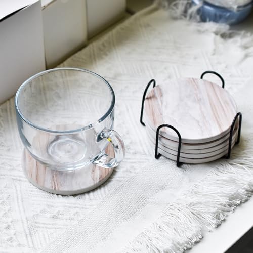 6Pcs Absorbent Coasters Set - Image 6