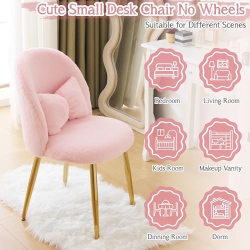 VINGLI Fluffy Girls Vanity Chair - Image 6
