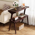 Tribesigns Solid Wood End Table, 2-Tier Farmhouse Side Table by Tribesigns