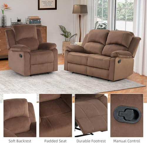 EBELLO Manual Reclining Couch Set - Image 3