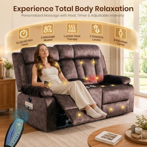 GUEAPY Power Reclining Loveseat - Image 3