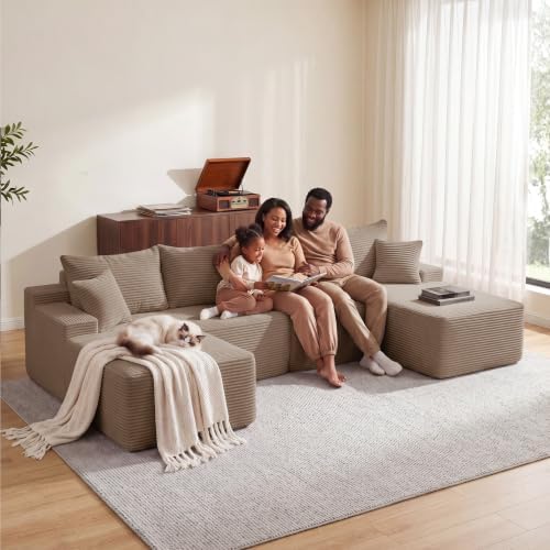 Mangodan Cloud Sectional Couch, Boneless Couches - Image 2