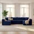Claiks 128" U-Shaped Sofa, Oversized Modular Cloud Couch by CLAIKS