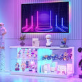 HNEBC 47.2" Glass Display TV Cabinet by HNEBC