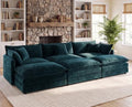 111.5" Modular Sectional Sofa, 6 Seater Cloud Couch by VEPXXP