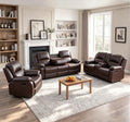 Leather Recliner Sofa Set，Leather Reclining Couch by Caberryne