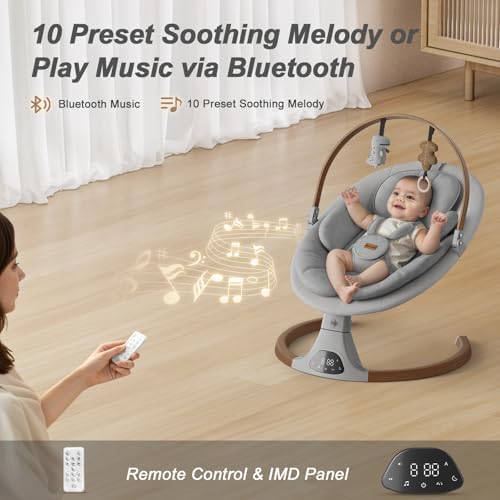 Monamii Baby Swings for Infants - Image 6