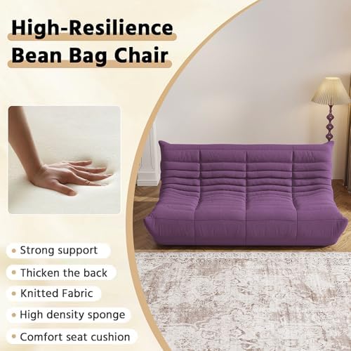 Big Adults Bean Bag Chairs Comfy Fireside BeanBag Couch Togo Sofa - Image 3